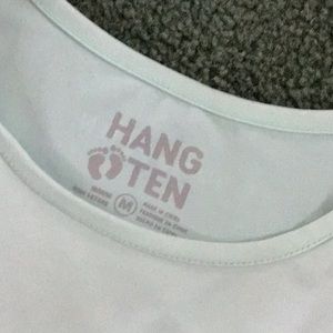 Mint green Hang Ten long sleeve, athletic shirt